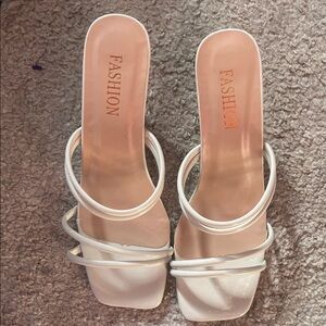 White Strappy Women's Sandals